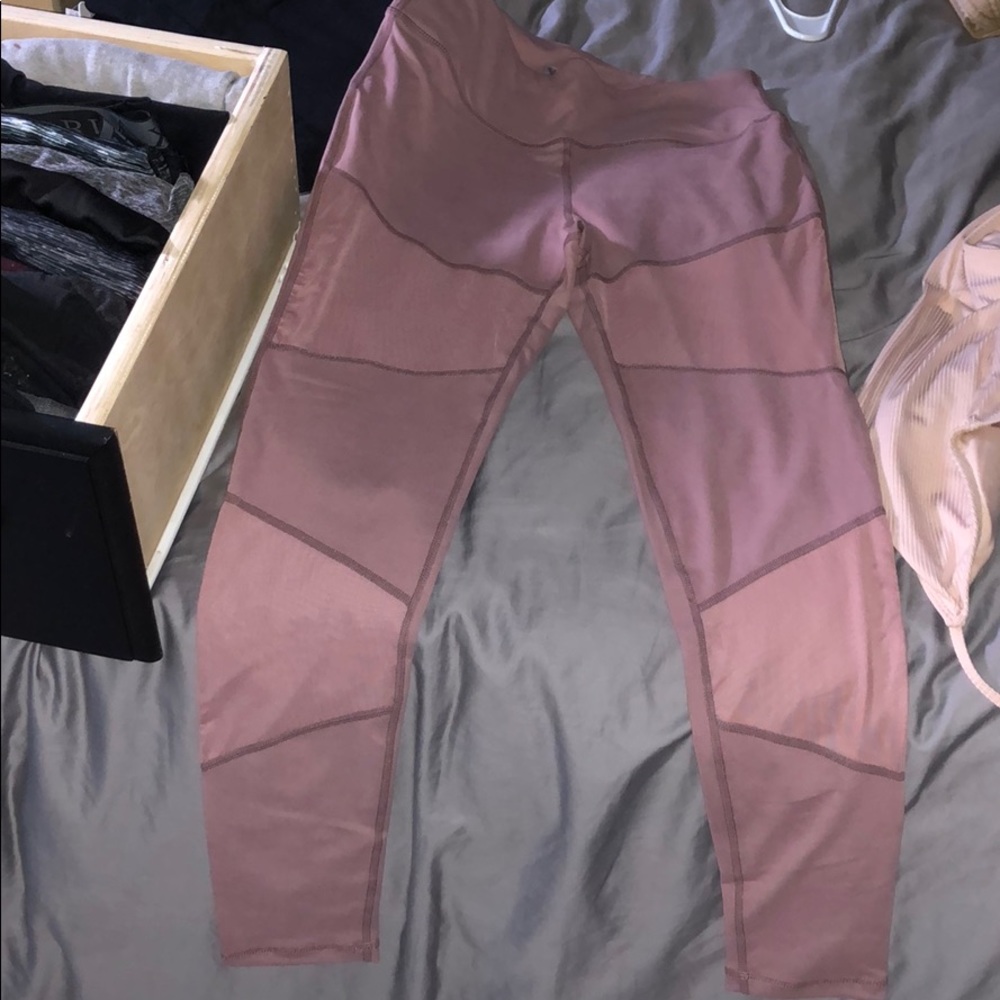 Blush pink workout pants